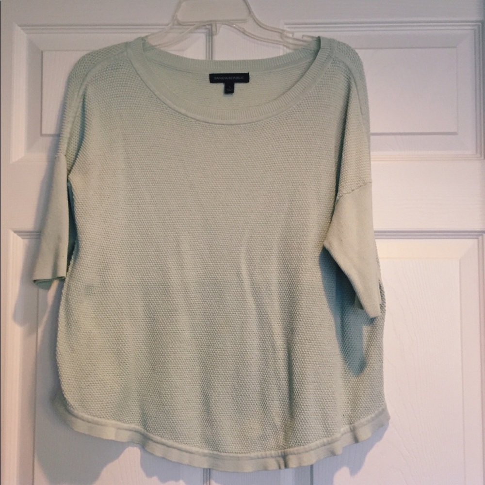 Mint Green Banana Republic Sweater. ✨